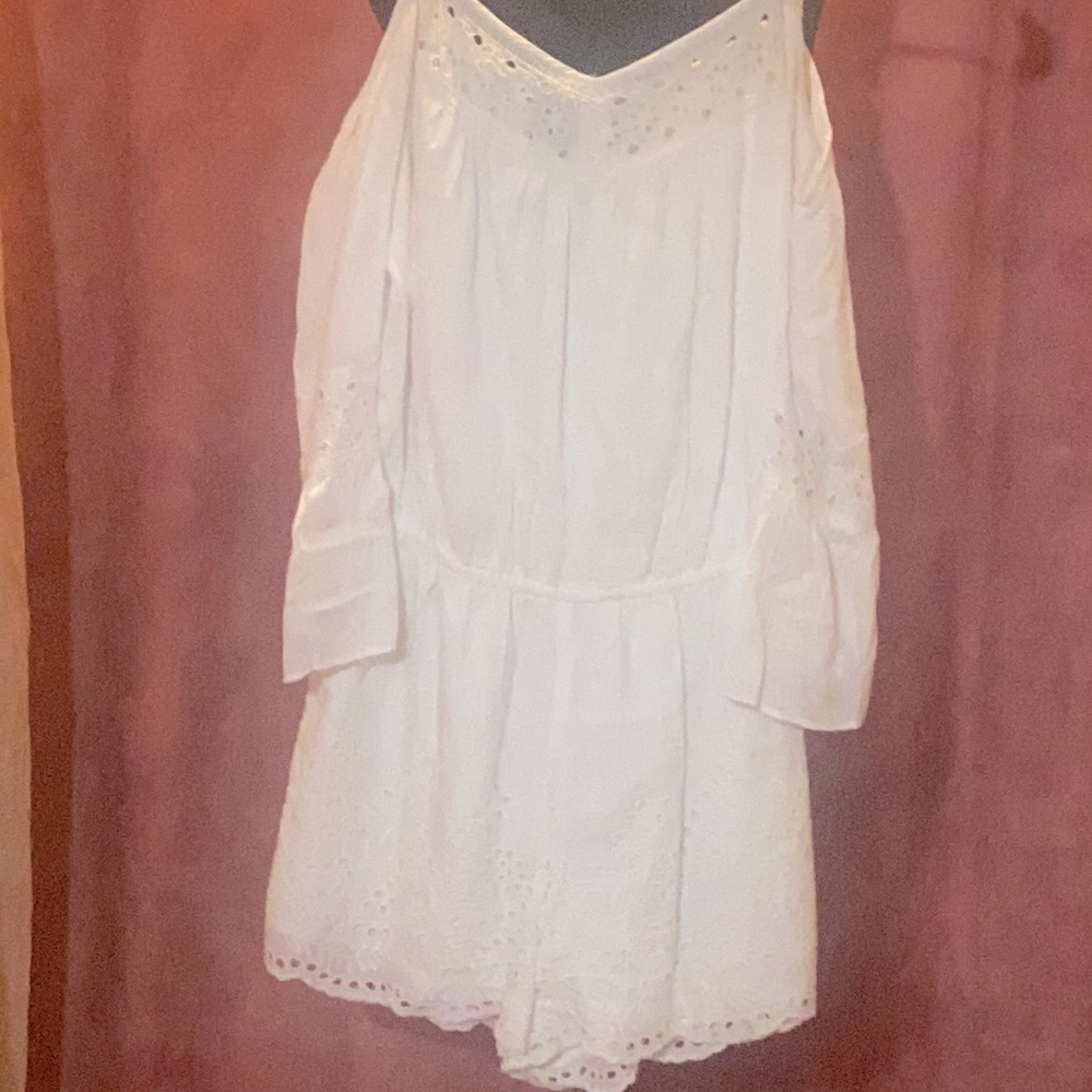 White Soft Romper